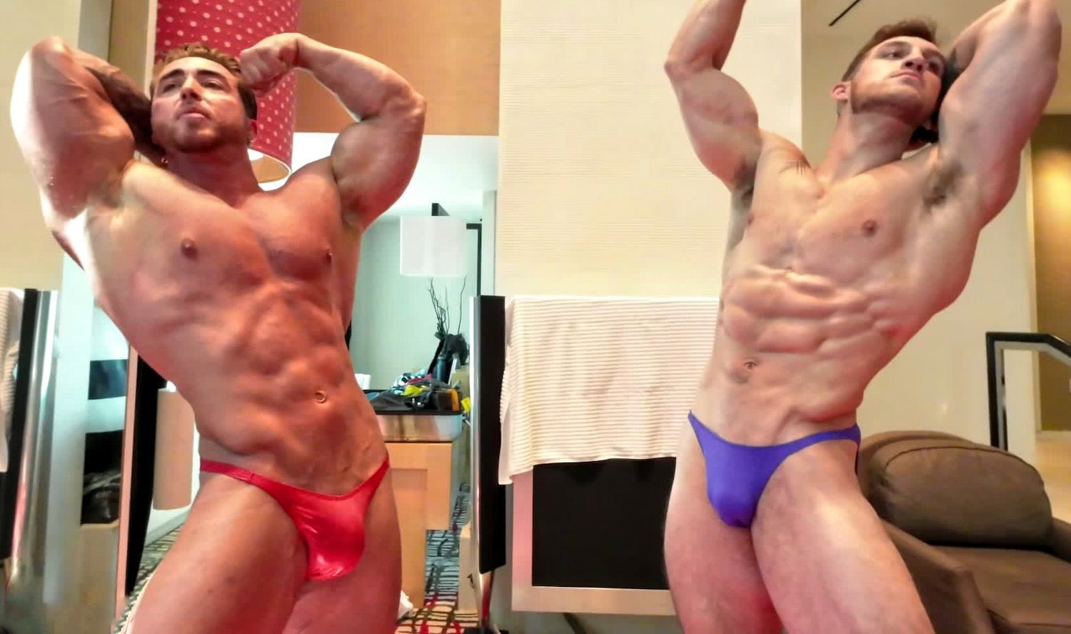 Classic bodybuilding posing