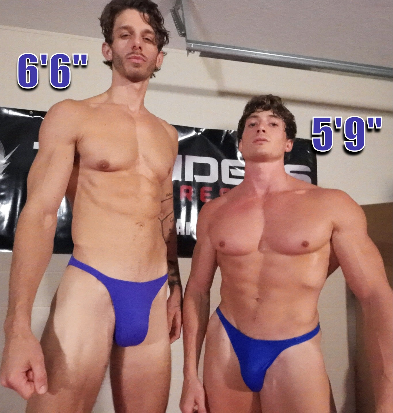 Side by side comparison tall vs short