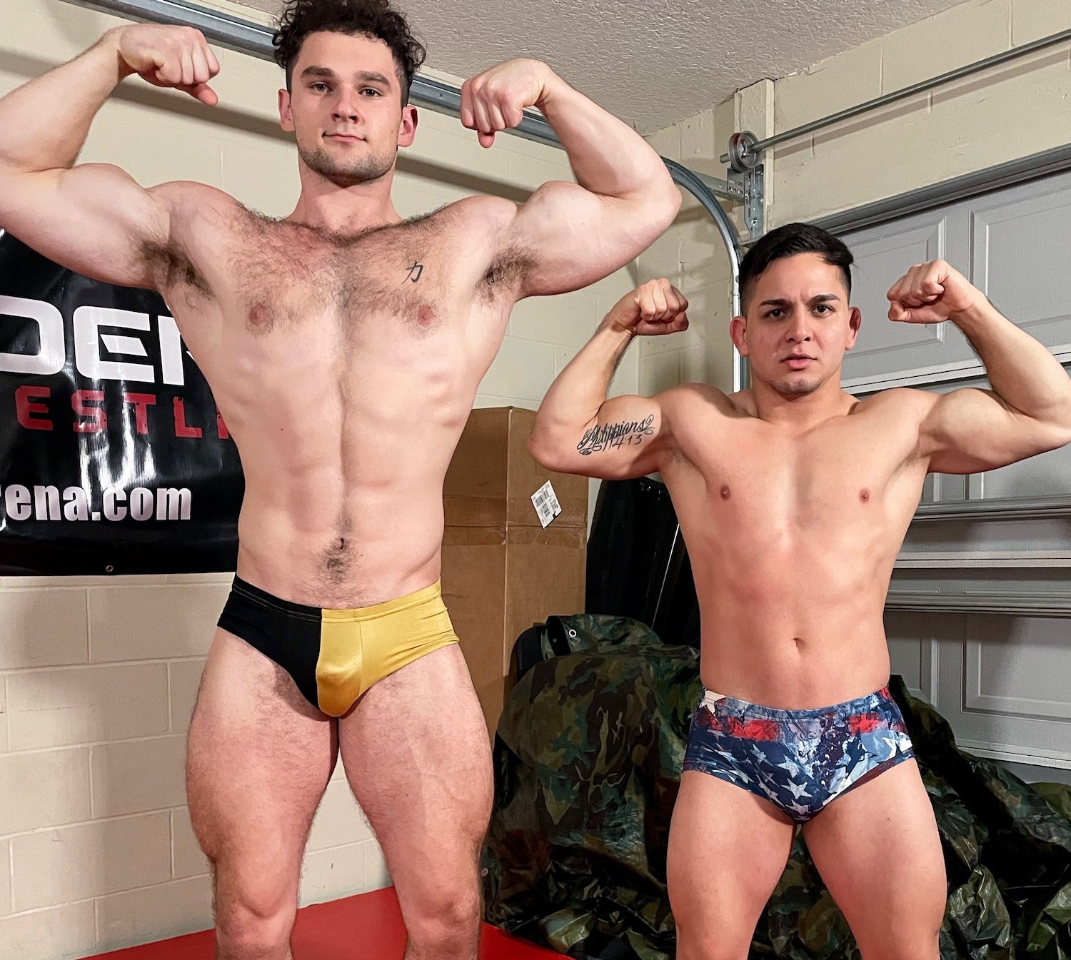 Pre match side by side photo