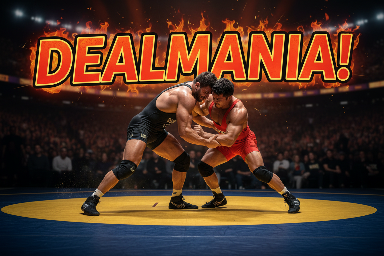 DEALMANIA Wrestling Graphic