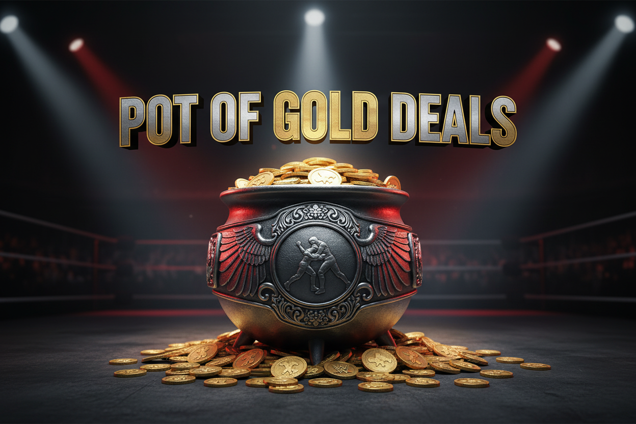 Pot of Gold Deals Wrestling Banner