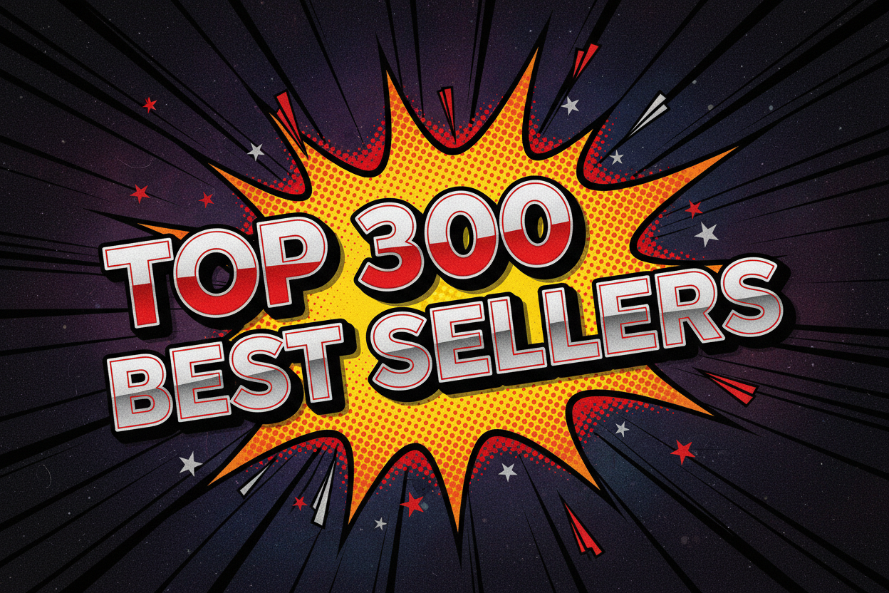 Top 300 Best Sellers POW Sign