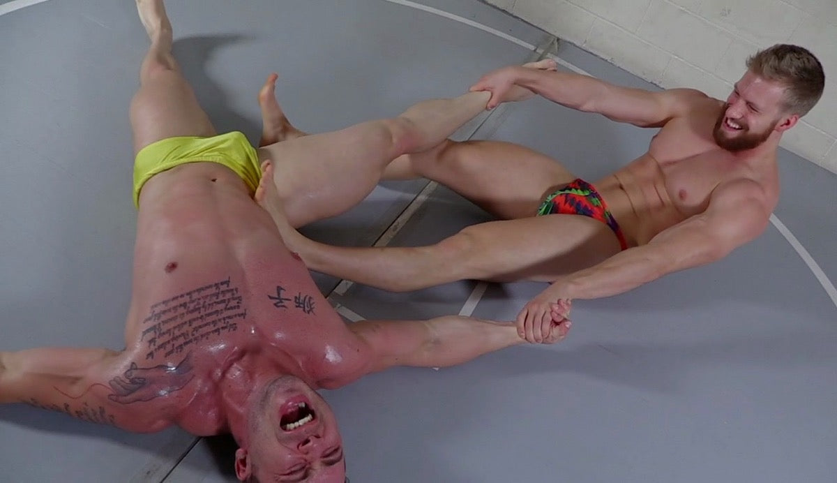 body builder in a bow and arrow