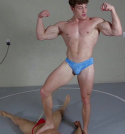 body builder posing for the camera