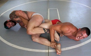 Big sexy Adrian Leglock leg submission hold pain