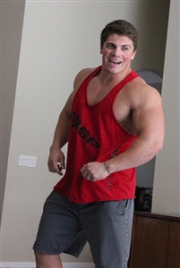 dominic flex pose bicep chest pecs 