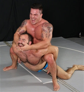 Braden Charron Wolf Camel clutch submission hold chest pecs