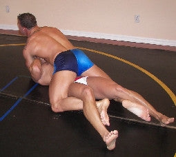 Joey Meatball Iceman pinned leg lock back thighs