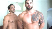 Big Sexy Dakota tattoos pecs chest arms