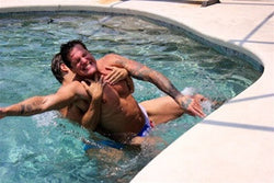 Zman Dallas water match pool bearhug 