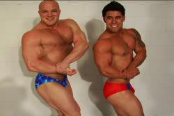 kyle stevens mighty mouse flex and pose side chest pecs abs arms biceps muscle worship