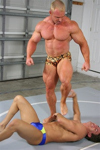 Zman Conan Big Sexy stomp kick pecs chest arms bodybuilder