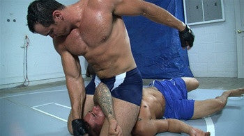 Ace Hanson Angel head scissors pecs chest abs