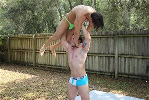 Atom ZMan lift and carry power strength muscle Gorilla press 