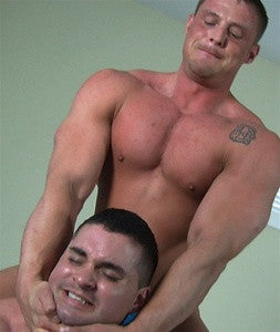 Batar Rambo chin lock pecs chest arms biceps