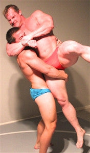 Luger Atom headlock lift carry bearhug thighs
