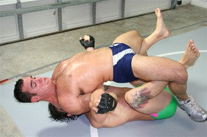 Ace Hanson Big Sexy wrestle grapple pecs chest abs