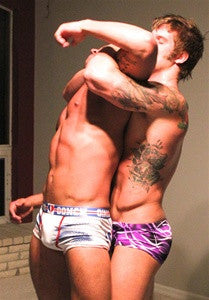 Big Sexy Angelo arm lock abs 