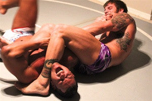 Big Sexy Angelo arm bar legs thighs