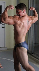 Dominic flex and pose back arms biceps Thunders Arena