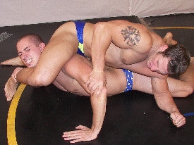 Joey Meatball Sebastian headlock thighs arms pecs chest