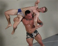 Tak Rocco Specimen  lift and carry torture rack submission big vs little 