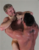 Double choke lift and carry submission hold submit Tak mutant