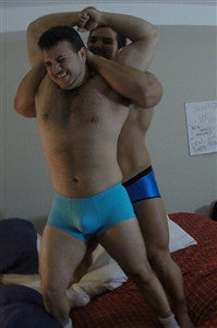 Dozer Sly full nelson chest abs pecs