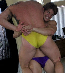 Big sexy zman lift and carry bearhug submission hold submit 