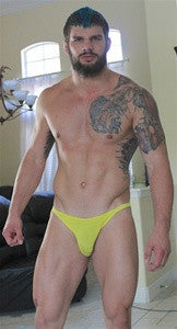 Big sexy flex pose chest pecs abs