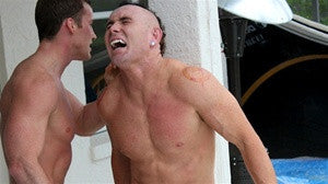 Cameron Matthews Lex chest pecs wrestlers Thunders Arena 