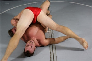 Frey Jersey grapple mat wrestle thighs pecs chest