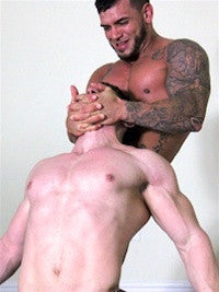 Angel python chinlock chokehold pain torture chest pecs abs