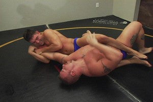 Ajax Dusty arm lock body scissors pecs