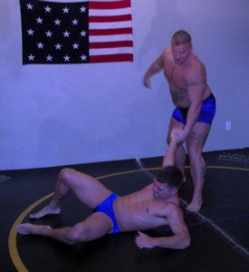 Ajax Dusty wrist clutch pecs abs chest