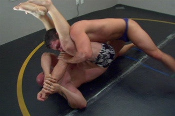 Brock head scissors Ajax mat grappling arms
