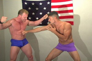 Dimitre abdominal punch Devin pecs arms abs