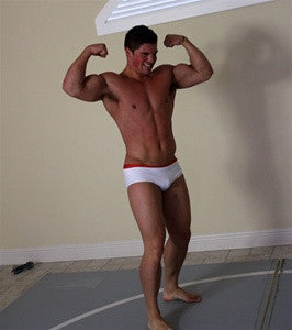 Dominic  Flex flexing pose chest pecs arms abs thighs muscle worship 