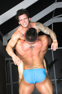 Specimen Angel bearhug lift carry elevated back 