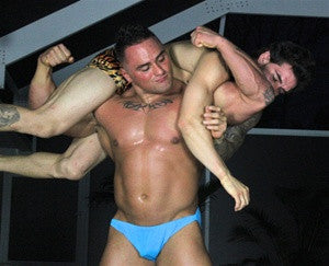 Specimen Angel firemans carry pecs chest lift