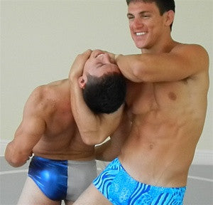 Jackson headlock Angel nice abs arms