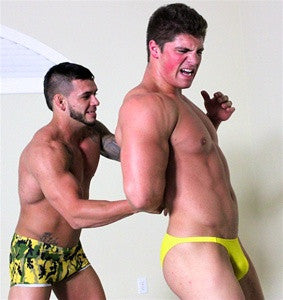 Dominic angel chickenwing hammerlock submission hold submit 