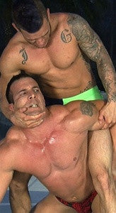 Angel headlock Edge big pecs arms head lock