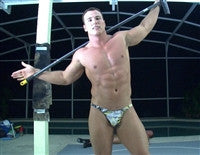 Frey flex pose submission hold submit muscle worship