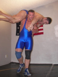 Sampson Batar firemans carry lift singlet thighs