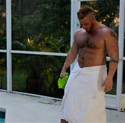 Bear Atom towel abs pecs chest