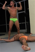 Kid titan archer Dominate flex flexing muscle worship 