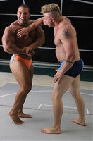 Bear Dozer bodybuilder flex biceps arms pecs thighs