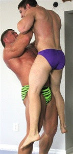 Johnny Bravo Python lift and carry double choke lift big vs little submission submit