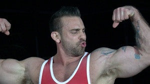 Xavier double bicep flex arms